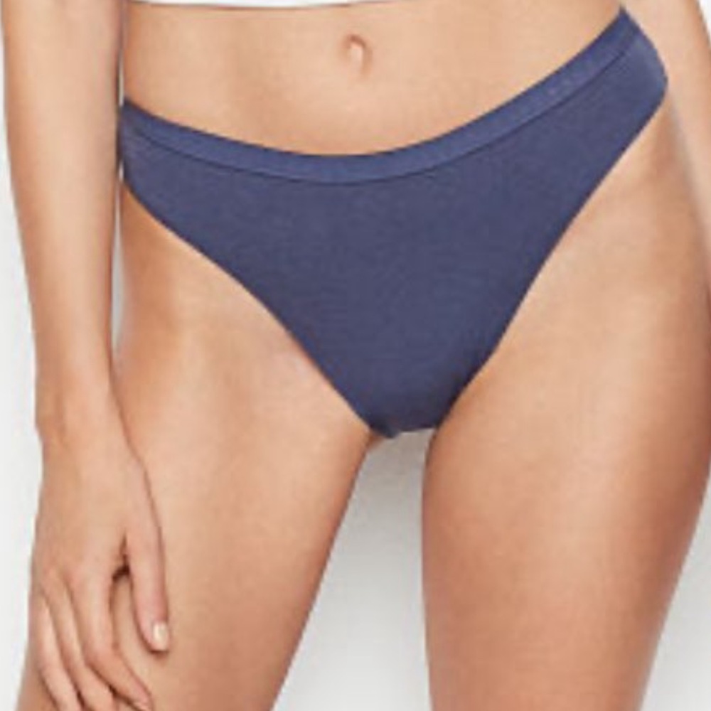 Victoria’s Secret High-leg Blue Cheeky Panties